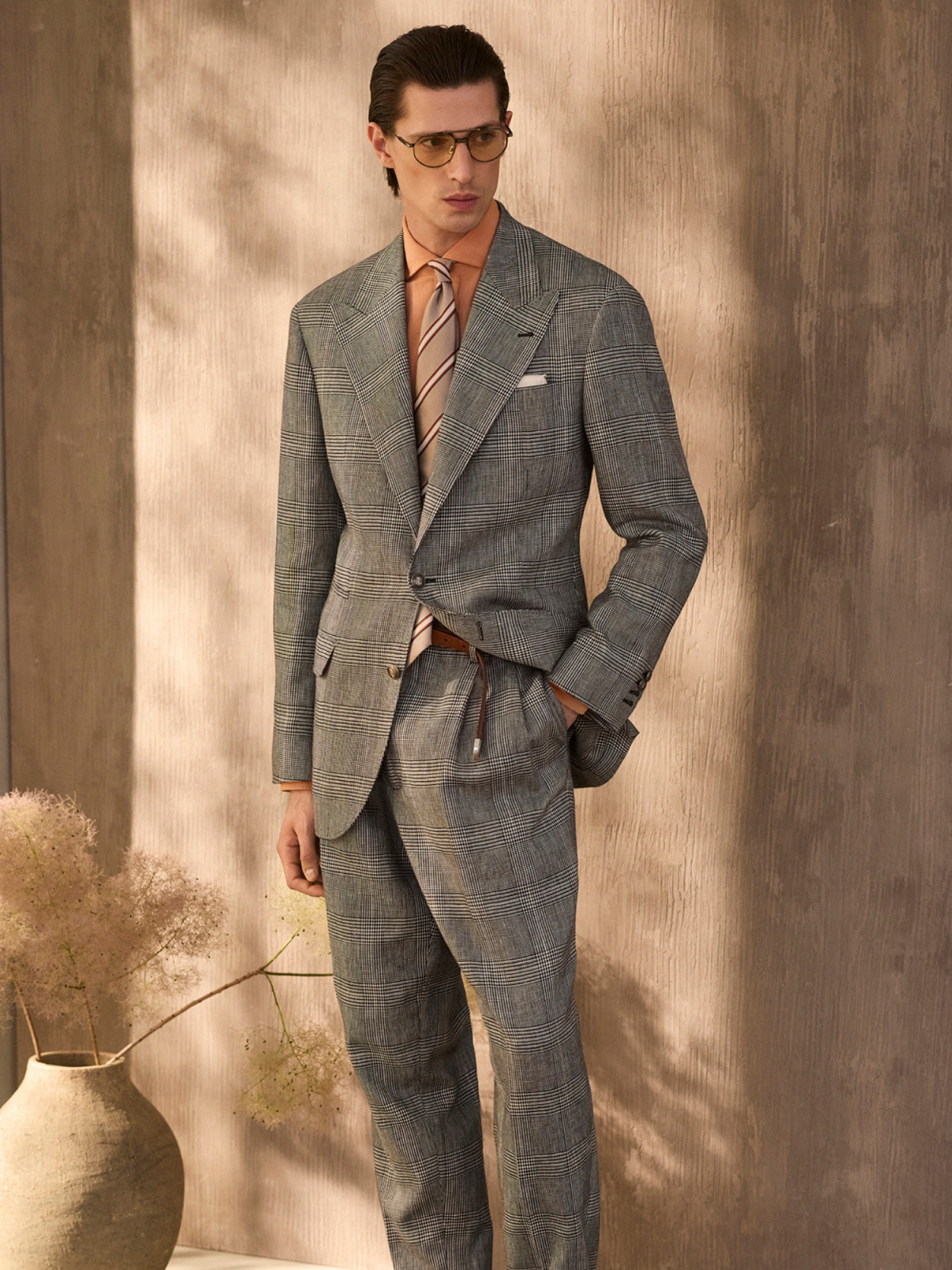 フ*)様 Brunello Cucinelli スウィングトップ 50 Brunello Cucinelli 2Pc Wool, Cashmere, & Silk-Blend Suit – Bluefly
