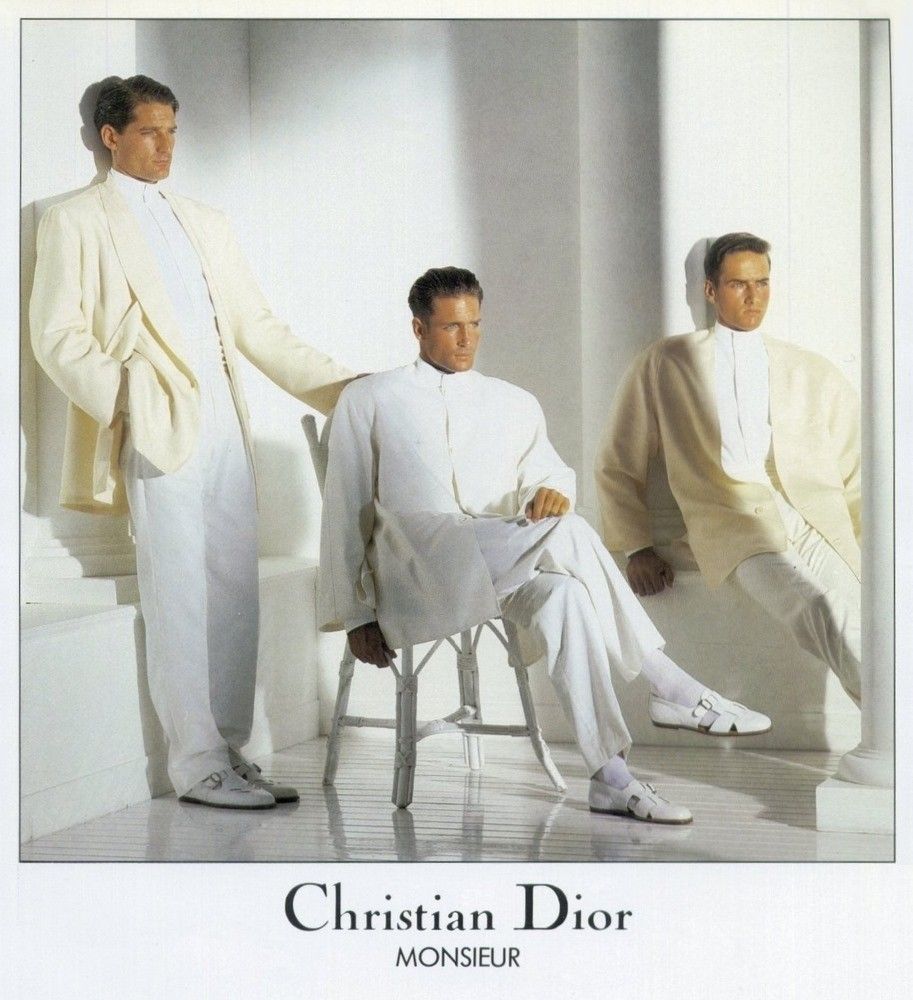 BST Christian Dior Monsieur Xuân Hè 1986 do Dominique Morlotti thiết kế. Ảnh: Bob Krieger