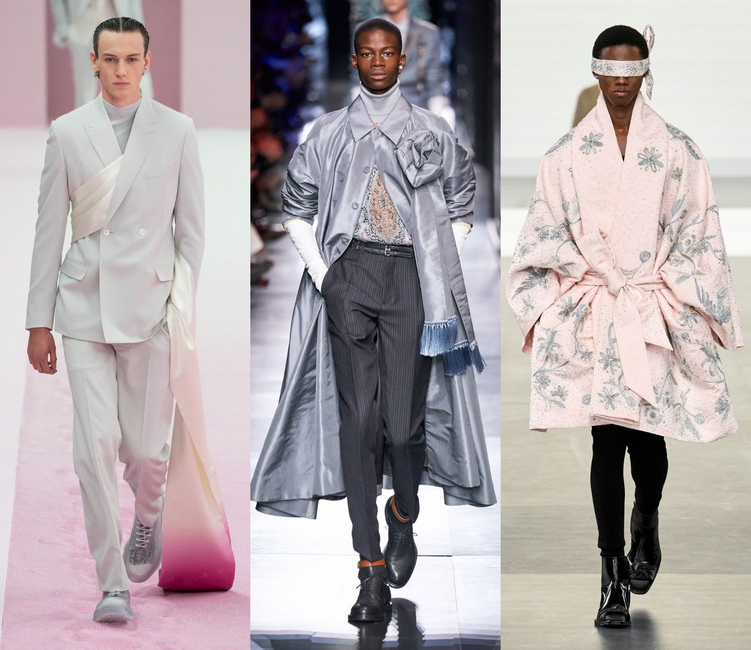 Kim Jones liên tục tái định hình cấu trúc và kiểu dáng của những thiết kế vest nam cổ điển, đem đến cho thời trang nam sự phong phú và kỳ khôi không hề kém cạnh thời trang nữ. Ảnh: Gorunway.com