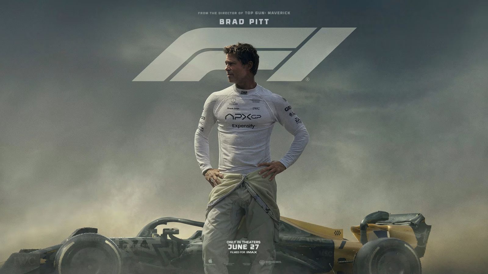 โปสเตอร์ภาพยนตร์ ‘F1 The Movie’ อย่างเป็นทางการ (ภาพ: formula1.com)