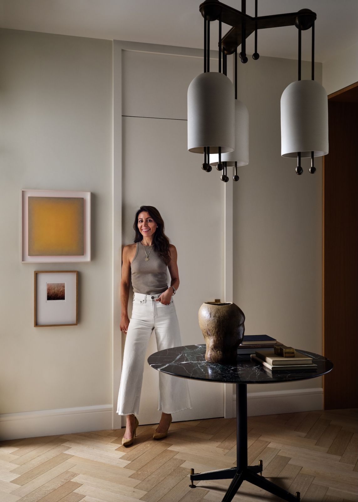 Gabriela Gargano at a Grisoro Studio project: a restored warehouse in the West Village, Manhattan, New York