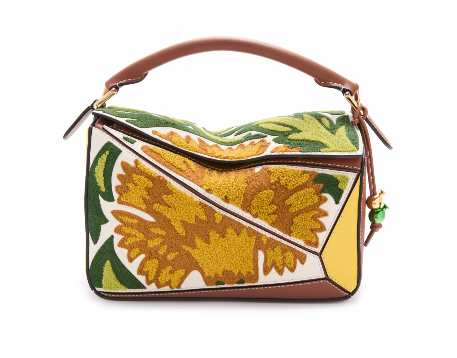☆LOEWEウィリアムドモーガン❣️今季超レアXSサイズ❣️超お買い得❣️ Loewe William De Morgan Embroidered Mini Puzzle Bag - Neutrals
