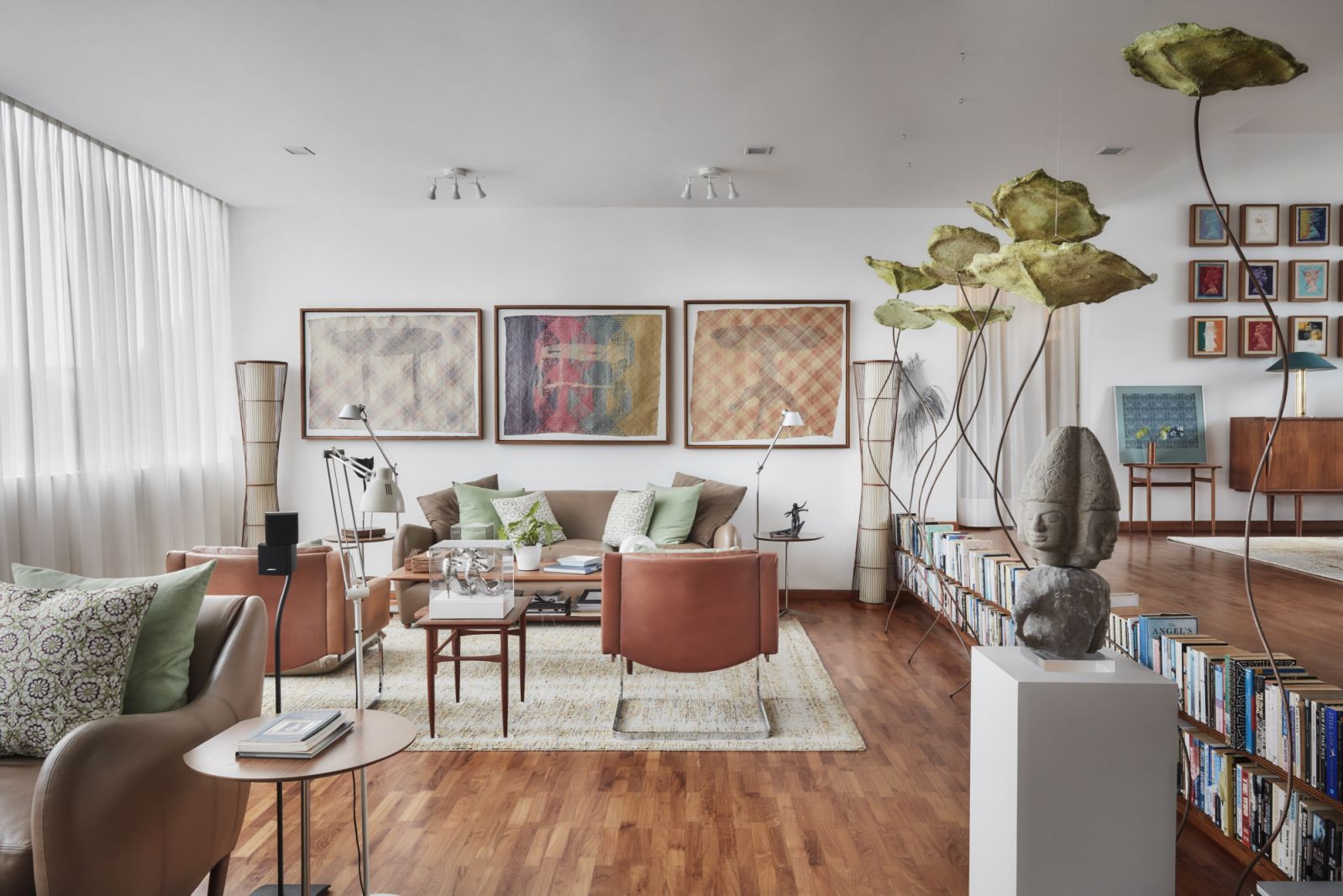 Despite a smaller space, the homeowners found a way to incorporate some of their most treasured pieces