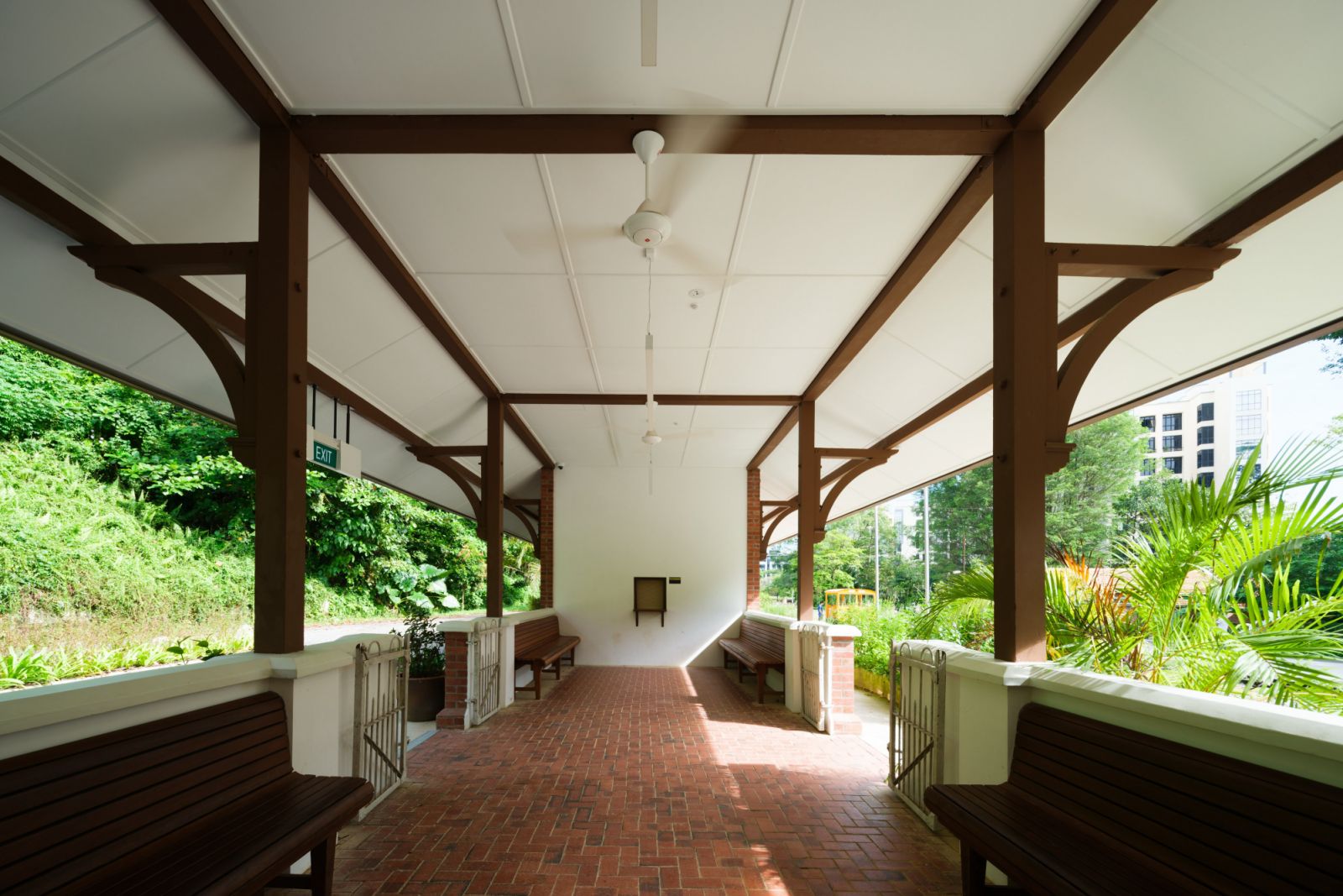 An inside peek of the Bukit Timah Railway Station’s platform