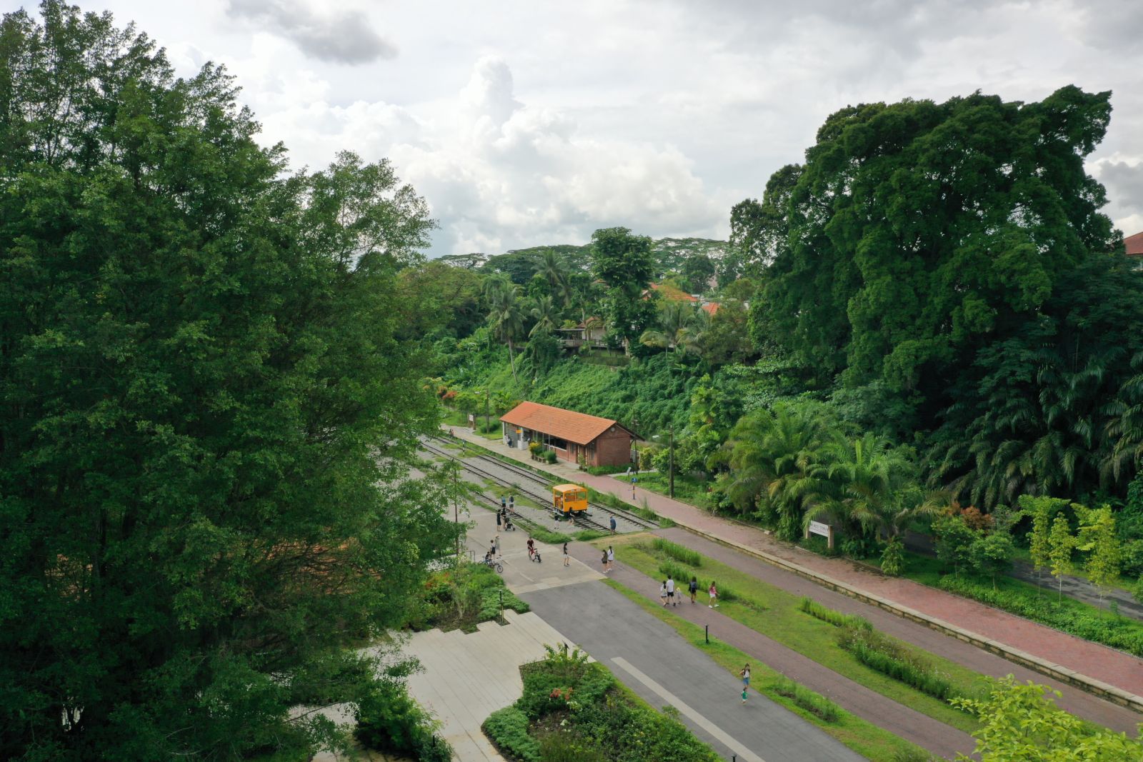 The Rail Corridor, which is today a verdant green space running through the heart of Singapore, was once a working commuter railway line