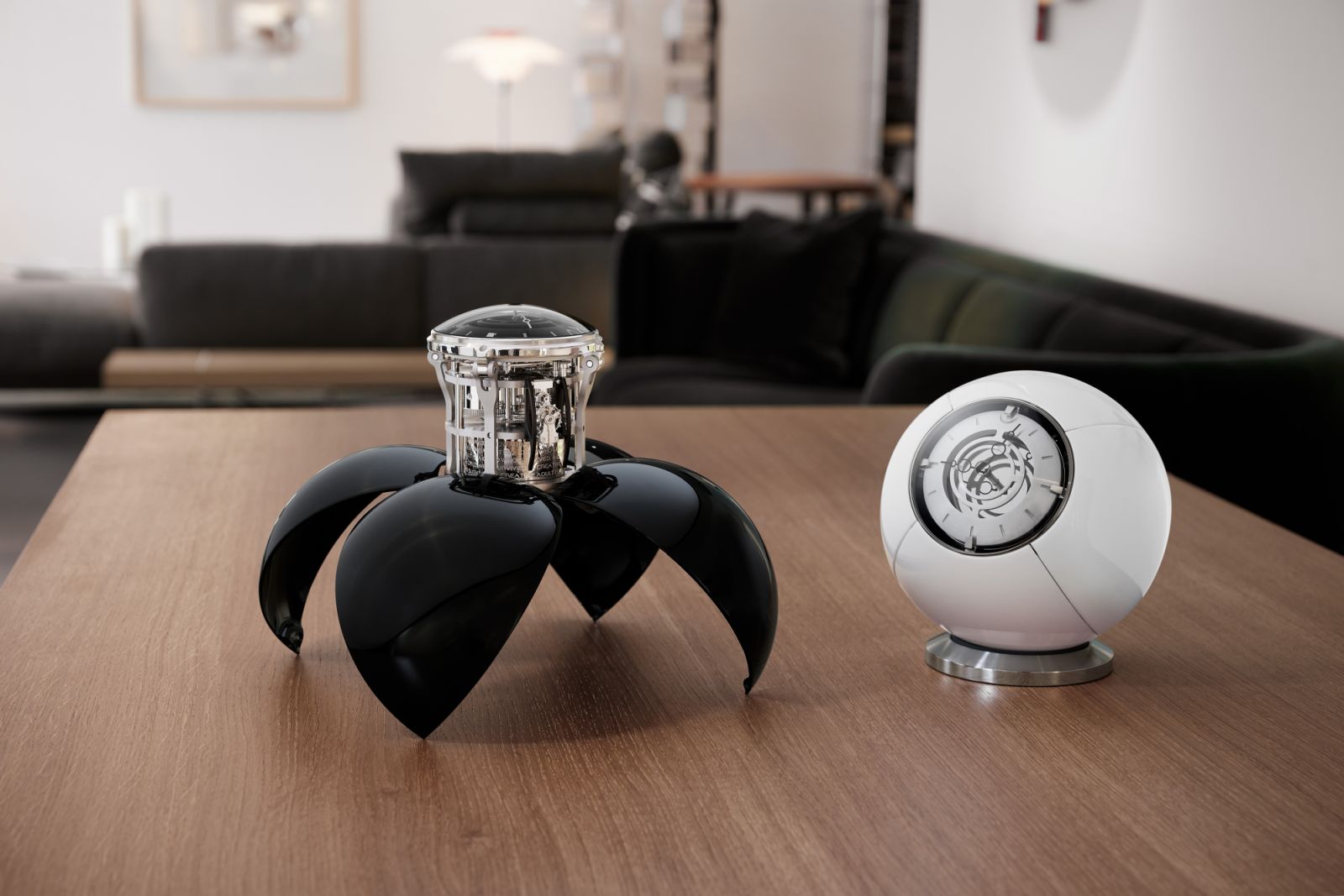 The MB&F Orb table clock, created in collaboration with L’Epée 1839