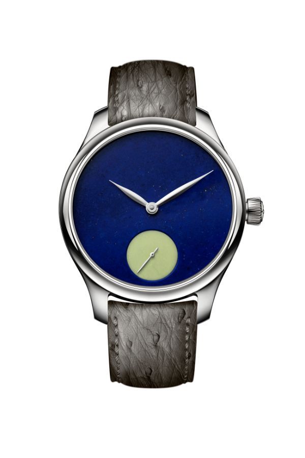 H. Moser & Cie. Endeavour Small Seconds Concept Pop with lapis lazuli and lemon chrysoprase dial