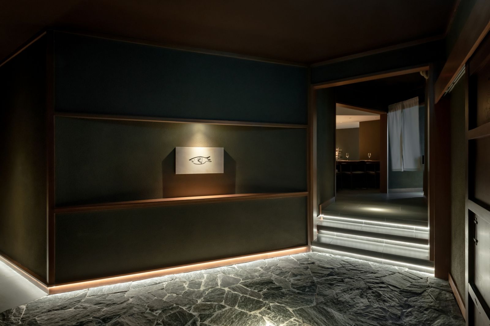 The main entrance (Image: Sushi Hibiki) omakase