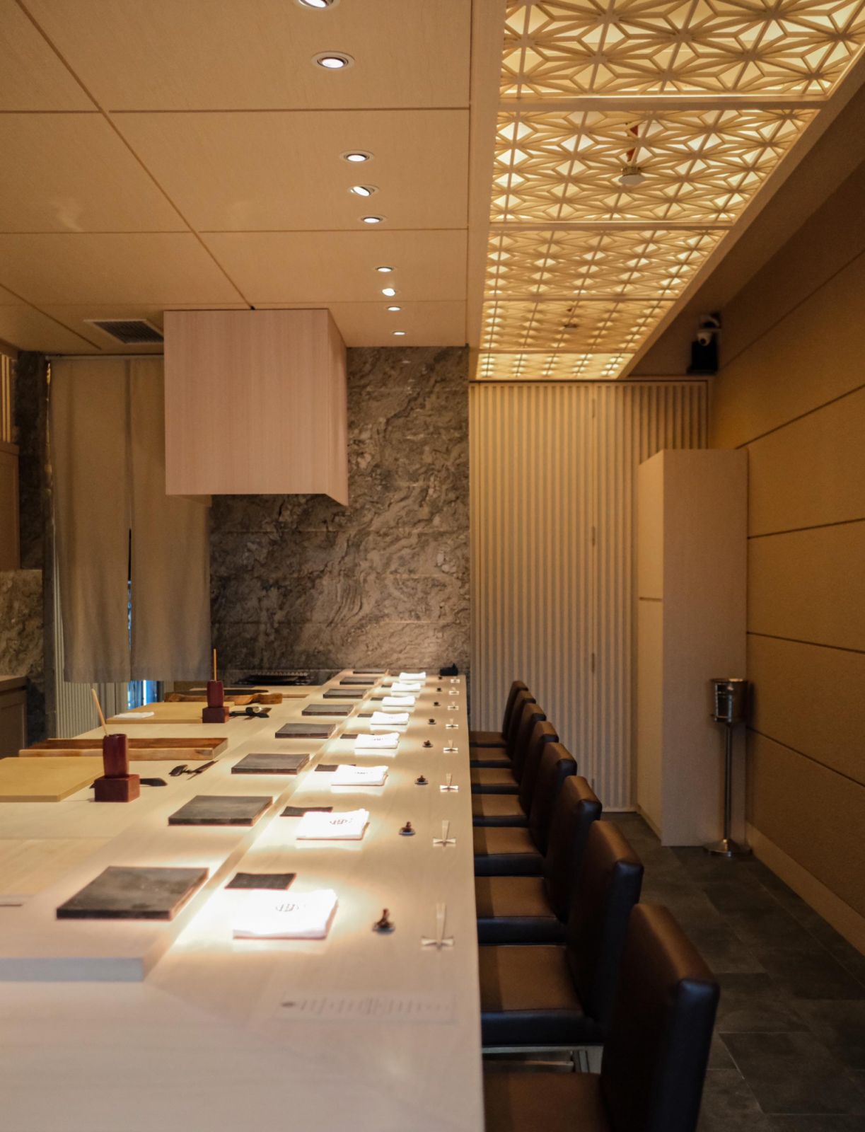 The counter seating (Image: Sushi Masa) omakase