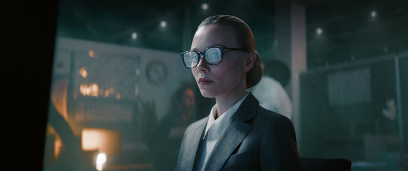 Ivanna Sakhno as Amelia in M3GAN 2.0, directed by Gerard Johnstone.