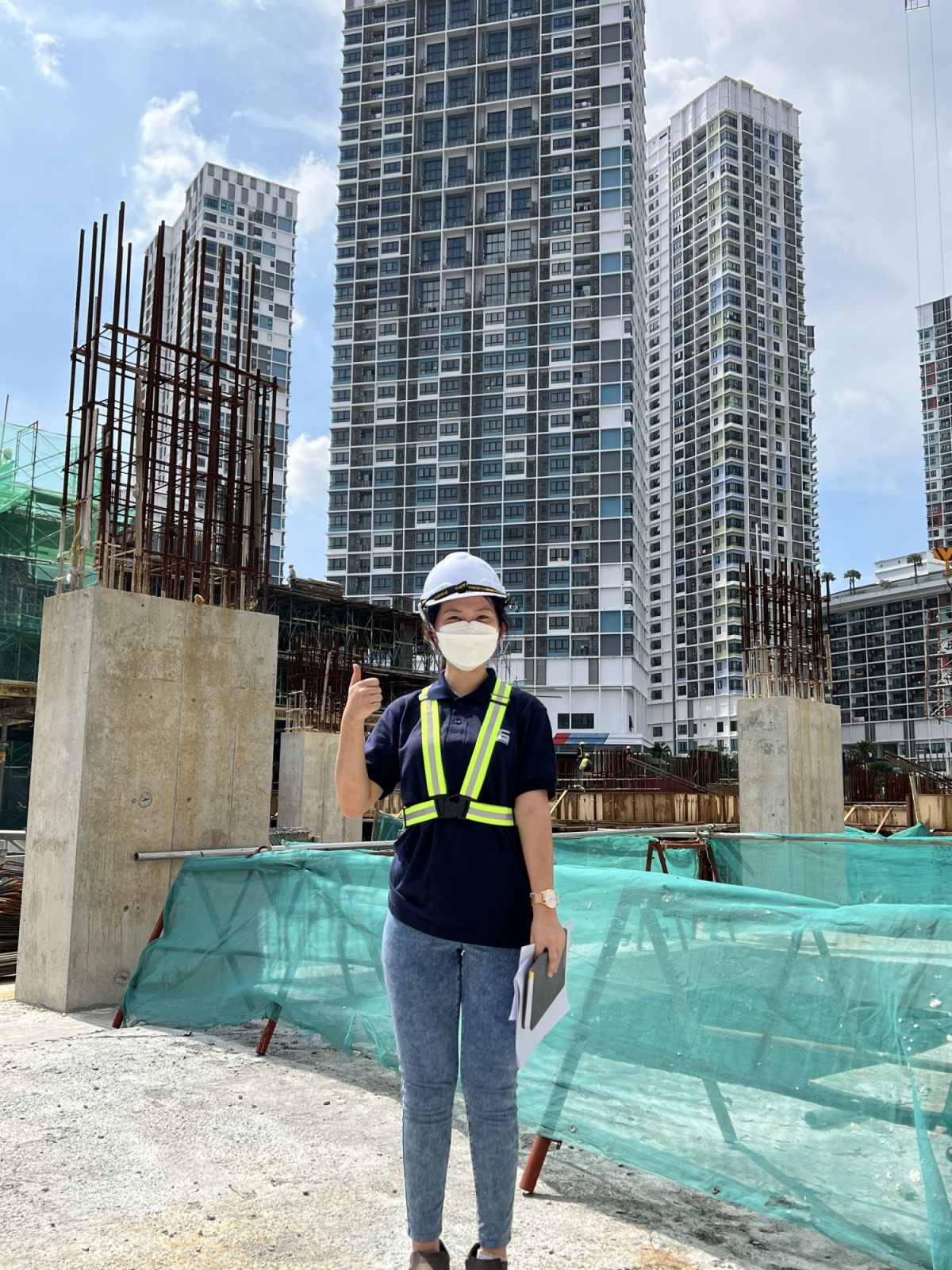 Leong during a Monthly Site-Visit Valuation at I-City Shah Alam (Photo: Taylor’s University)