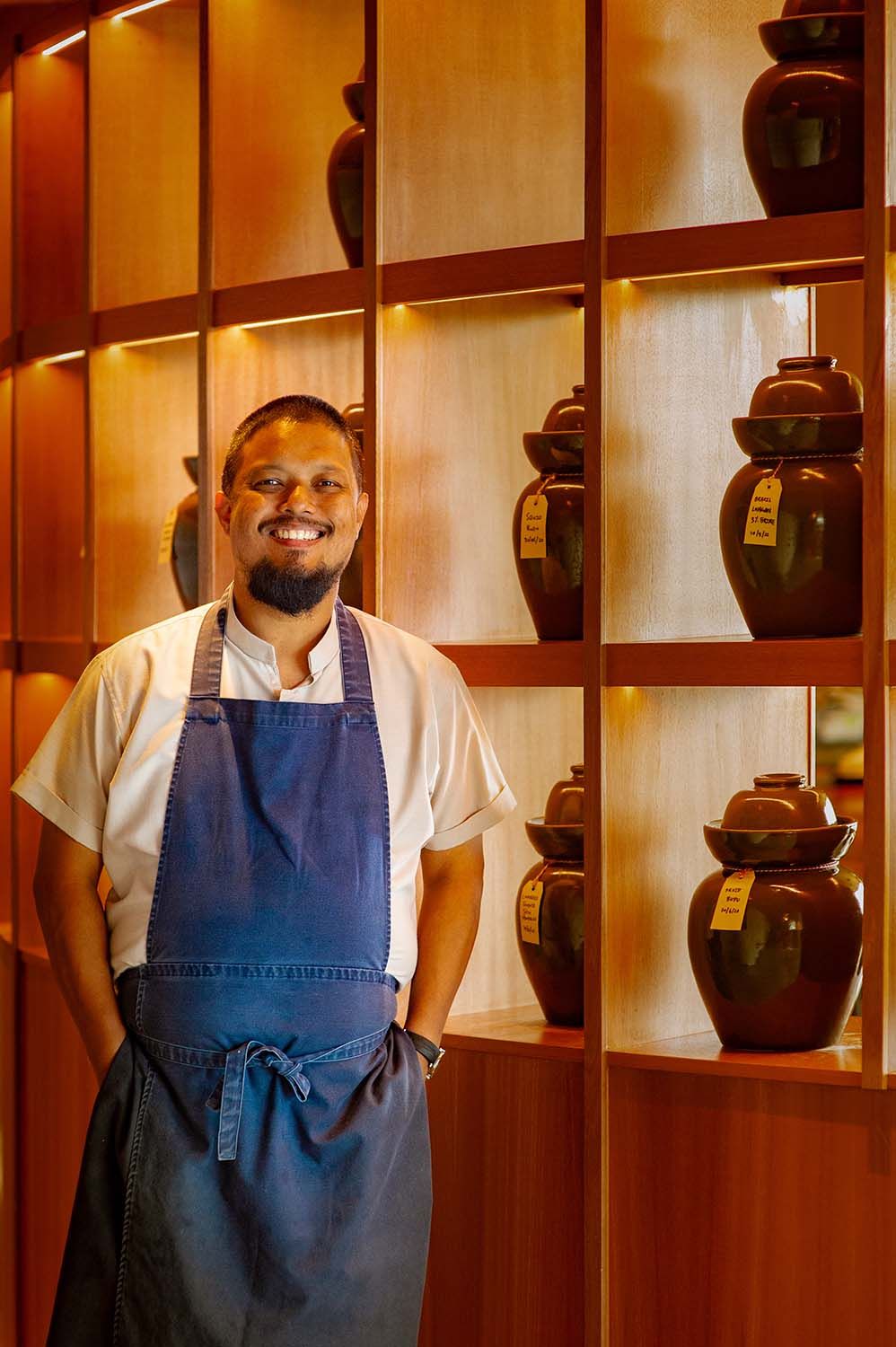 Darren Teoh, the chef-owner of Dewakan in Kuala Lumpur