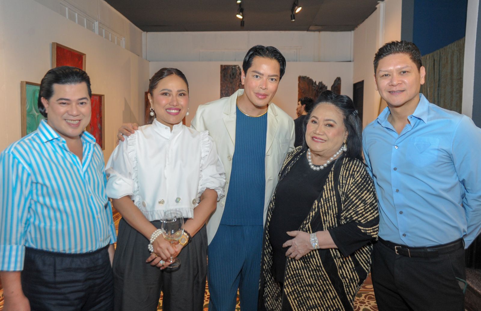 Ian Giron, Alelee Andanar, Dong Ronquilo, Mayor Imelda Aguilar, Anton San Diego (Photo: D Indo Photography)