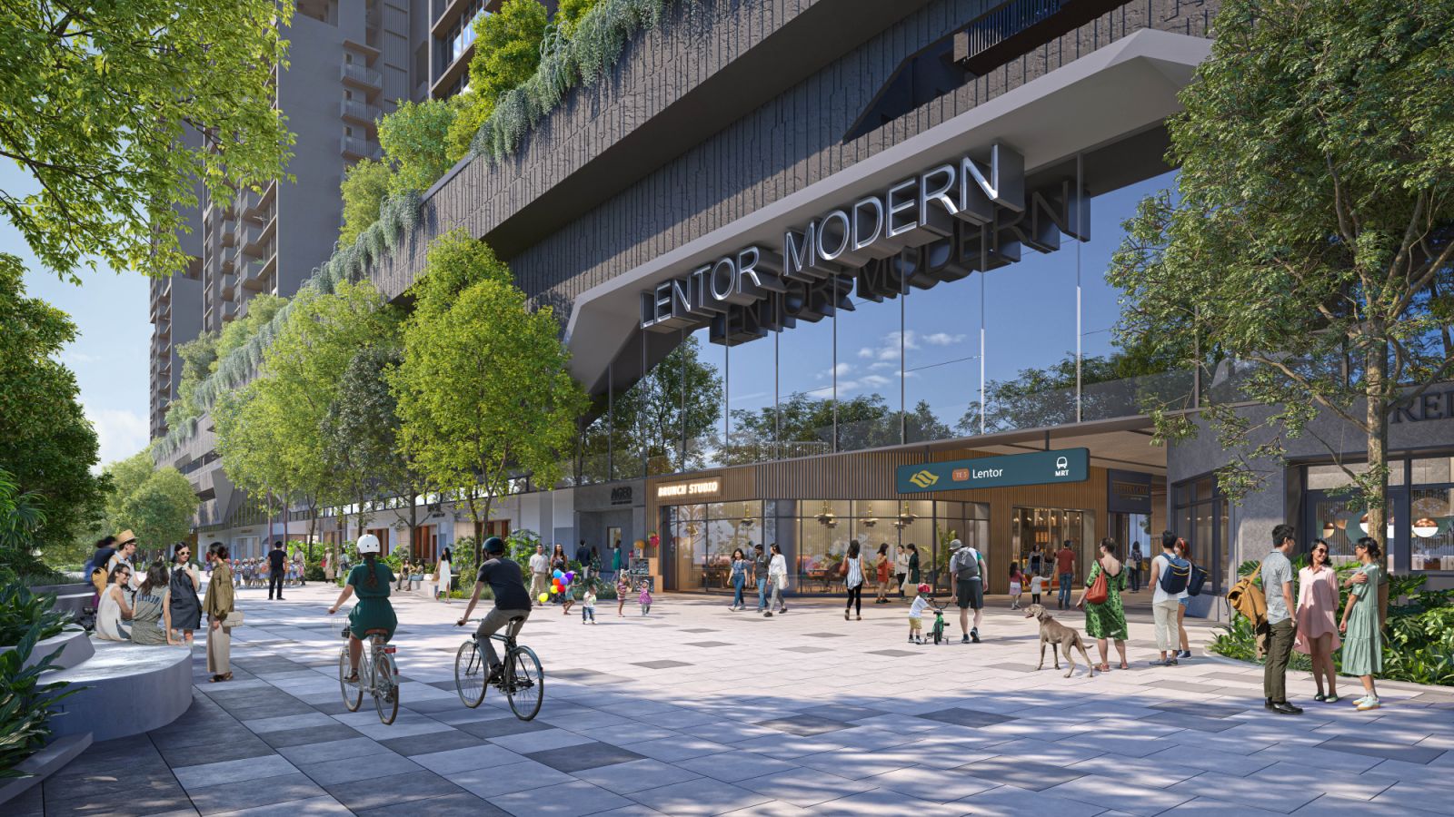 Lentor Modern Public Plaza by Guocoland