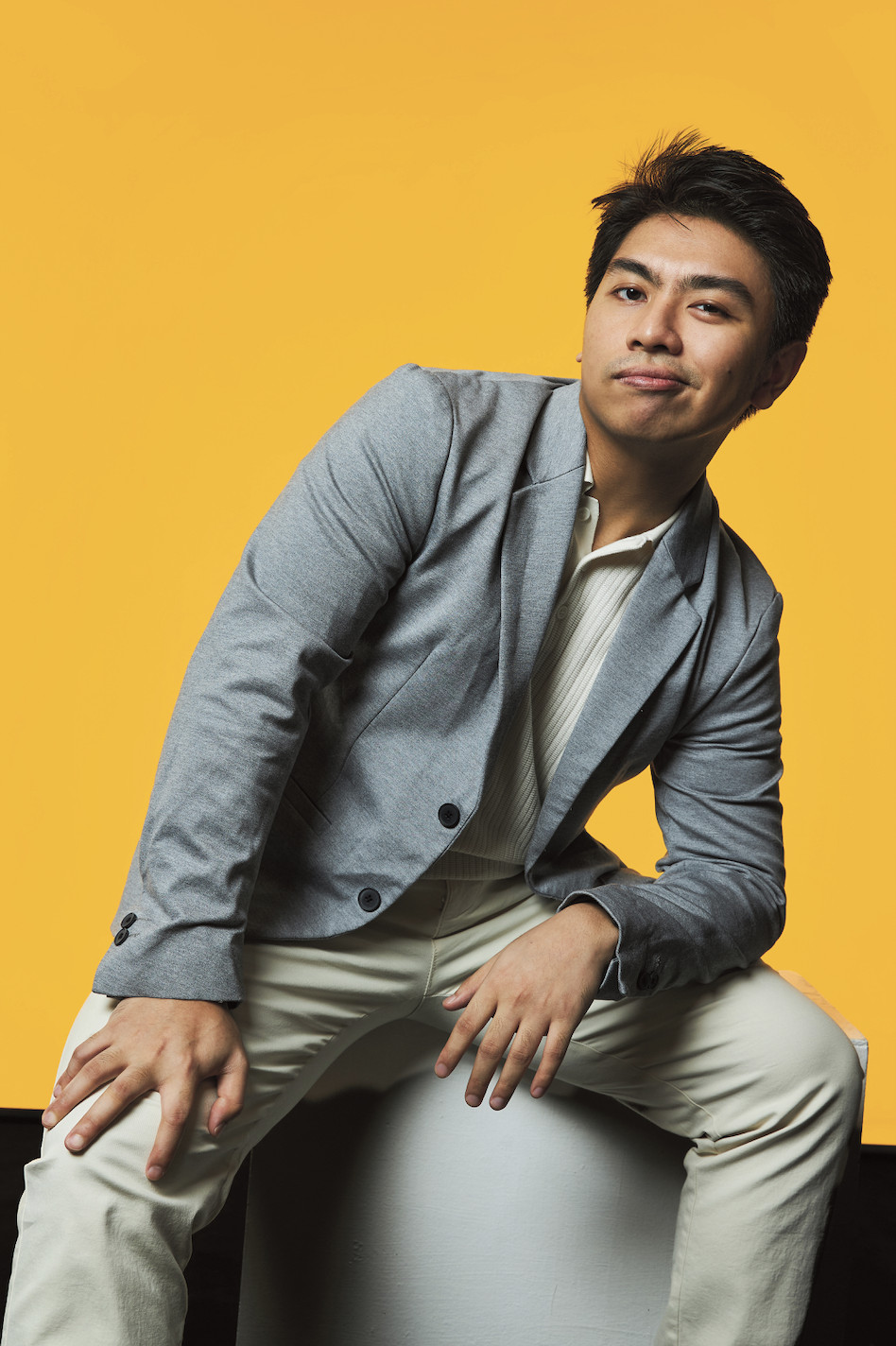 Alexis Collado, co-founder and chief design officer of Swarm, brings design leadership to the frontlines of AI implementation (Photo: Wesley Villarica)