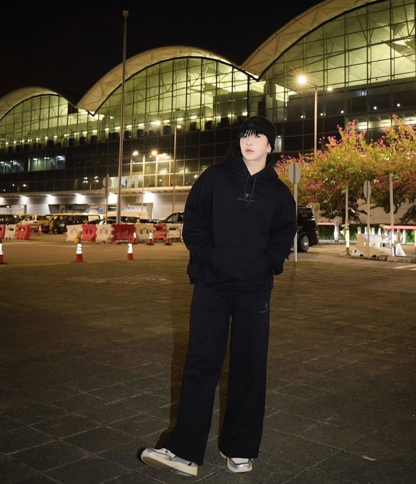 Anson Lo at Hong Kong airport