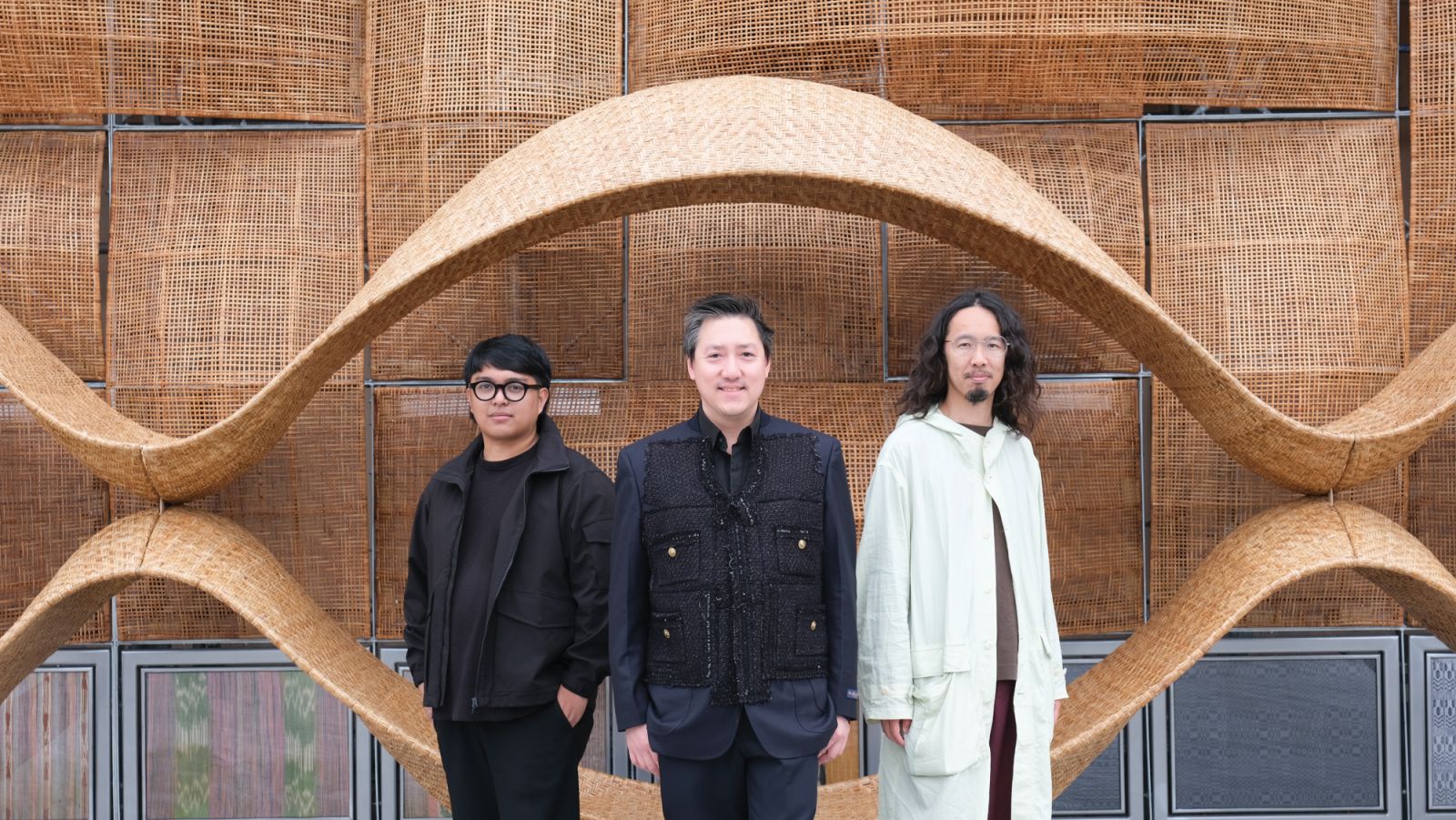 Architects Justine Jugueta, Carlo Calma and Yuki Kanou