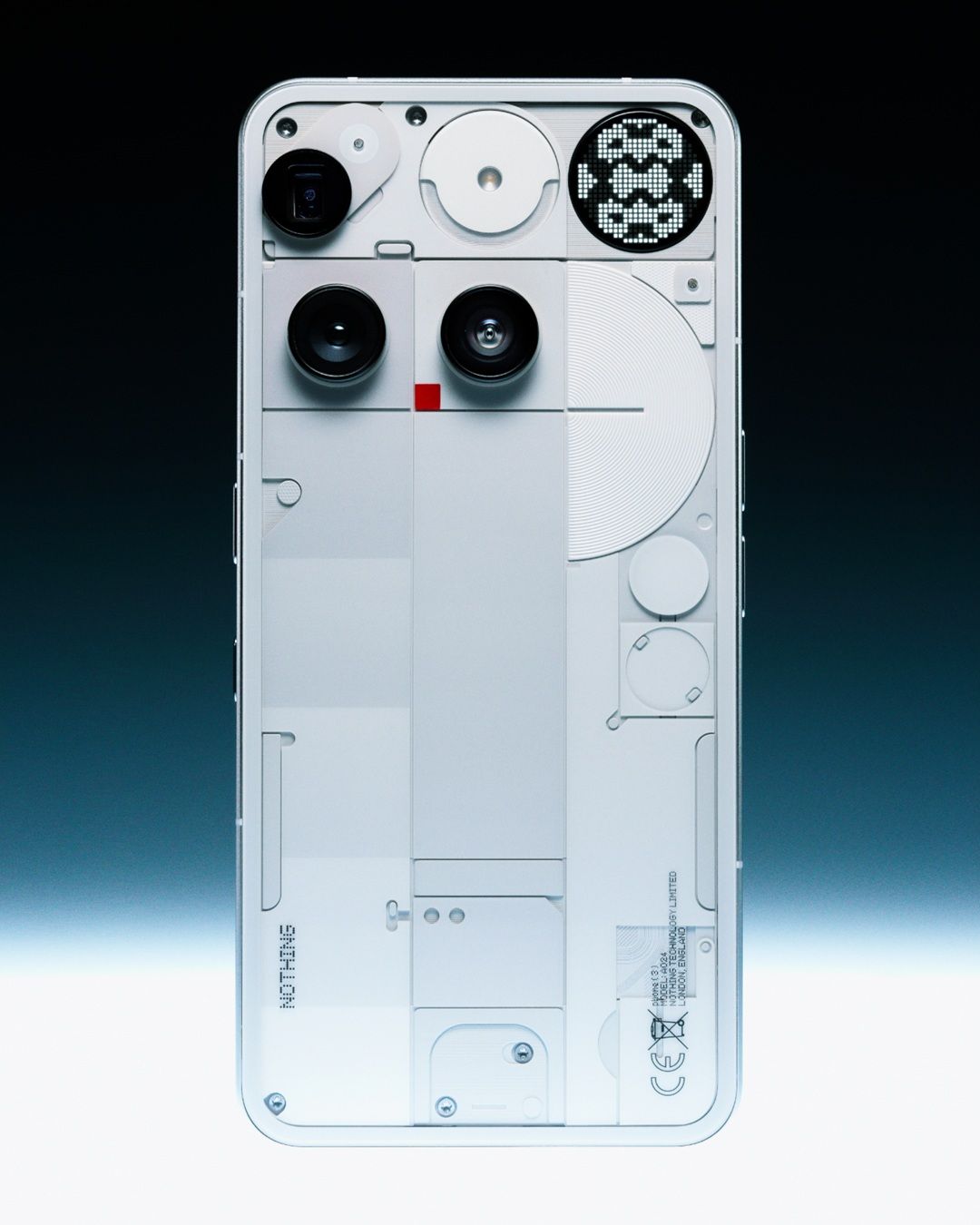 The Nothing Phone 3 has a total for four 50MP cameras with three at the back and one in front for selfies (Photo: Nothing)