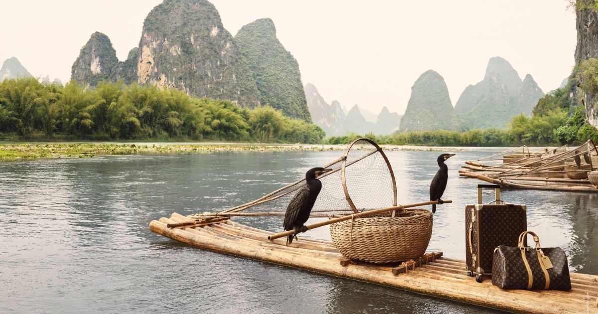 【エレガントな風景のような効果】Louis Vuitton☆ナイル Louis Vuitton travel campaign: A poetic journey through