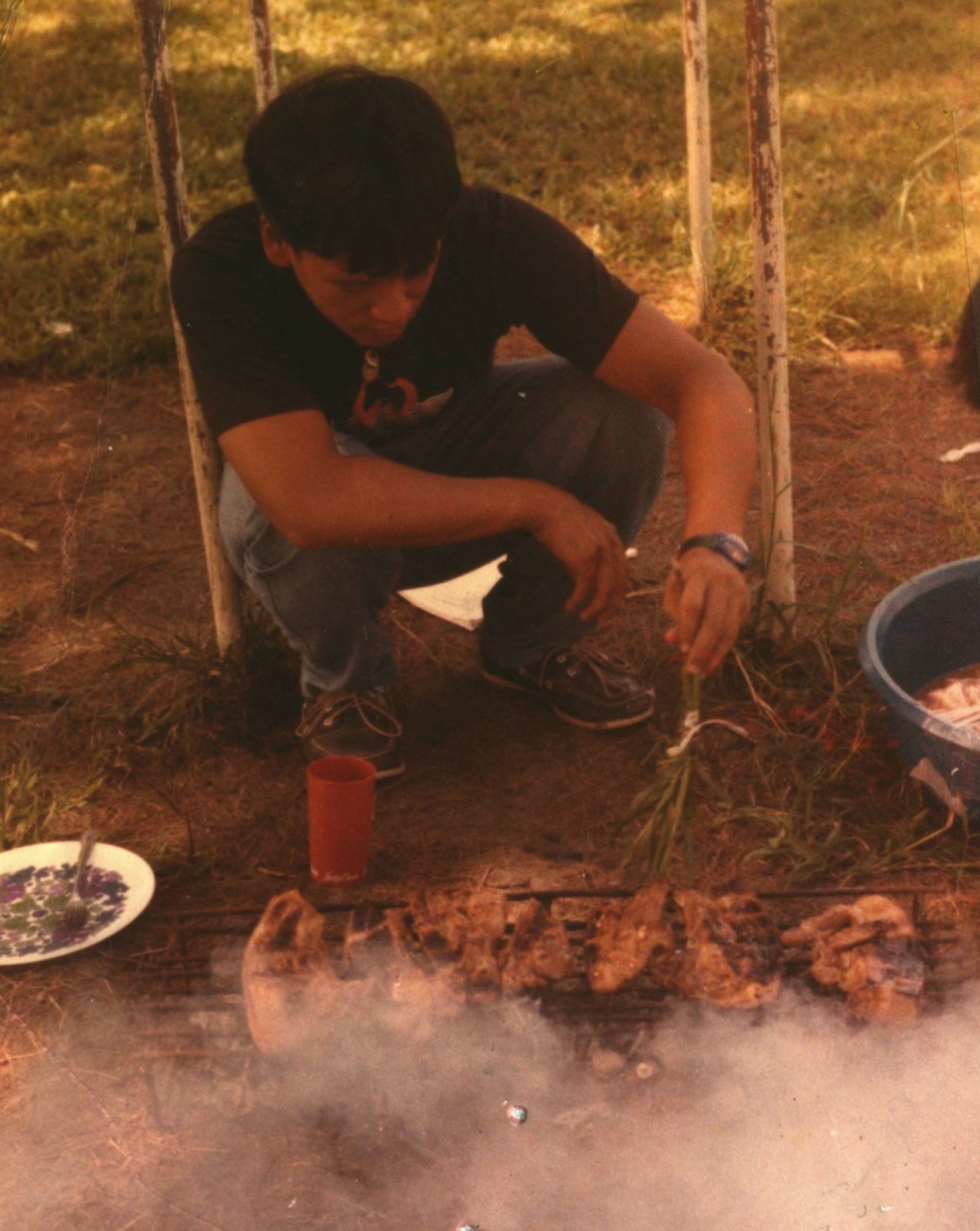 Chef Tom Bascon - Grilling outdoors in the '80s