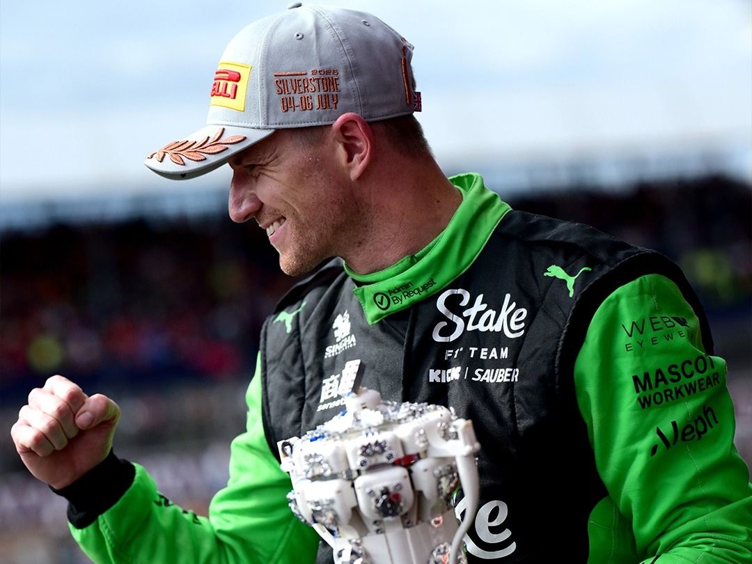 Nico Hülkenberg won his first podium in F1 (Photo: Instagram / @f1)