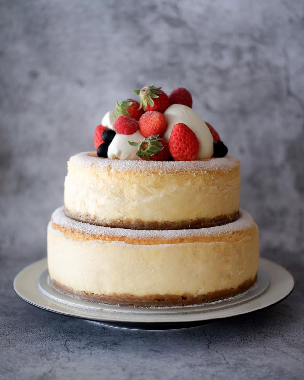 The Pantler cheesecake in a special double-tier edition (Photo: Instagram/@pantler) best cheesecake singapore
