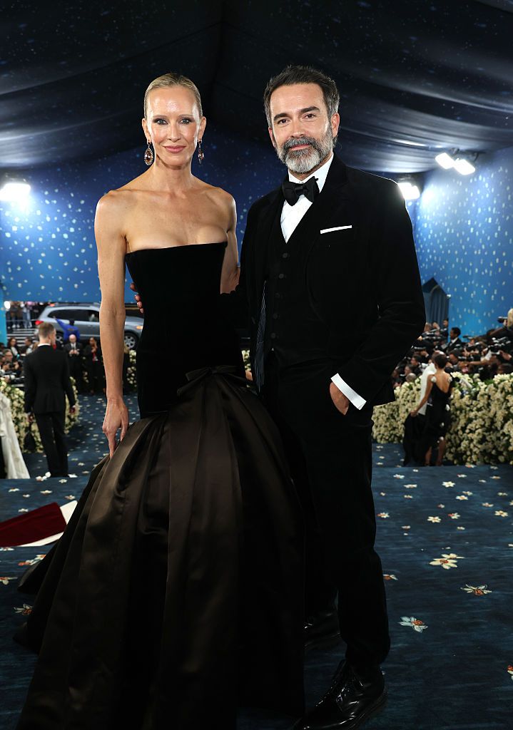 NEW YORK, NEW YORK - MAY 05: (L-R) Amy Griffin and Daniel Roseberry attend the 2025 Met Gala Celebrating "Superfine: Tailoring Black Style" at Metropolitan Museum of Art on May 05, 2025 in New York City. (Photo by Kevin Mazur/MG25/Getty Images for The Met Museum/Vogue)