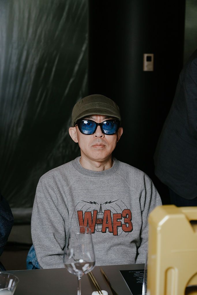 Nigo at the Moncler + Mercedes-Benz by Nigo Dinner & Launch Event held at Mercedes-Benz Manhattan on April 03, 2025 in New York, New York. (Photo by Jade Greene/WWD via Getty Images)