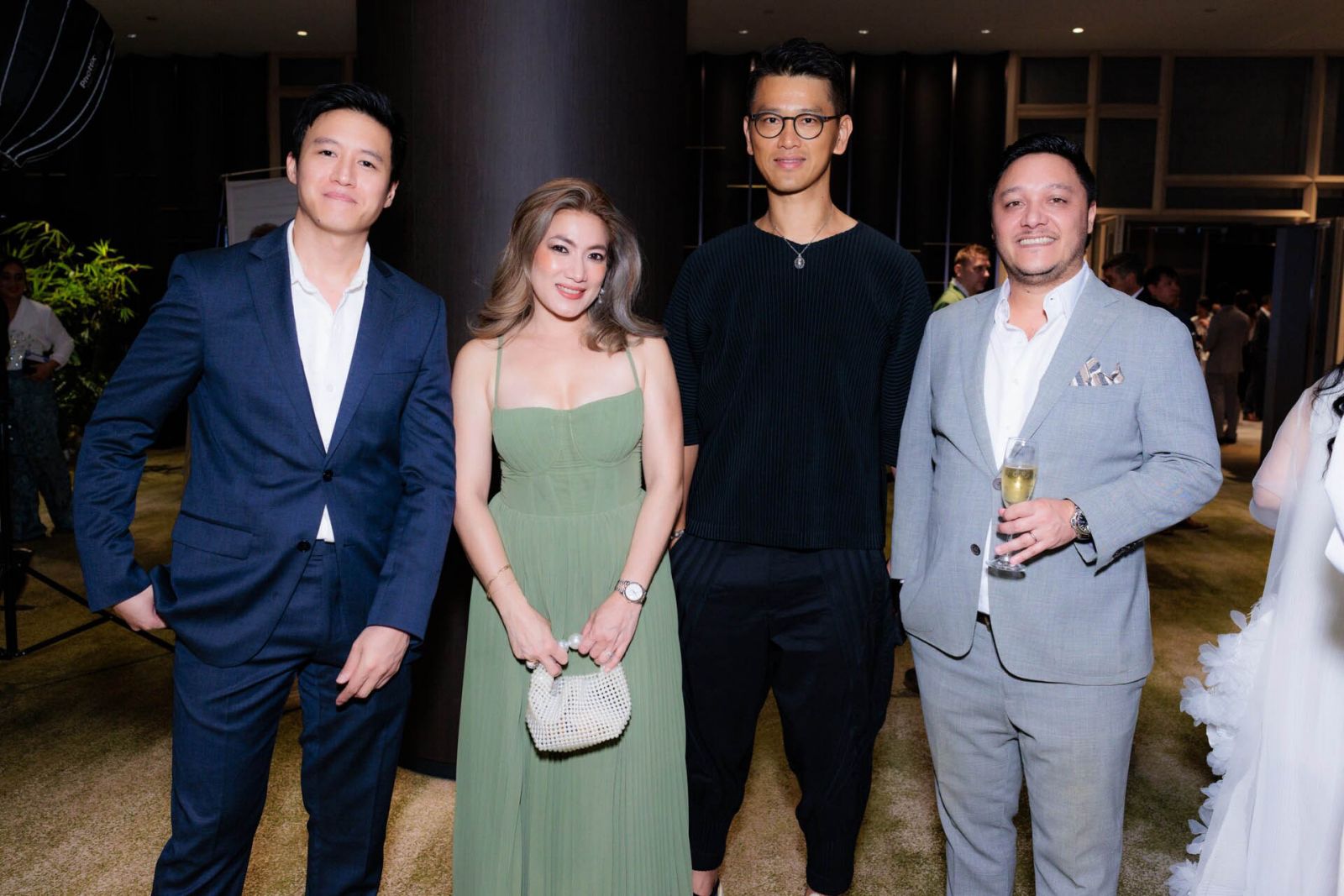 Henry Tan, Suzette Simon, Wilson Tang, and Jonathan Tingaud