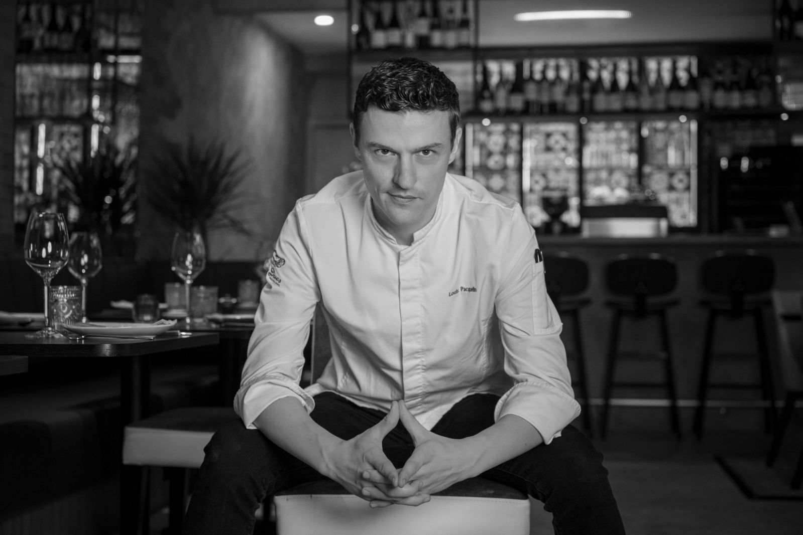 French chef Louis Pacquelin is Evian’s brand ambassador (Photo: Le Ducs) Evian water french chef