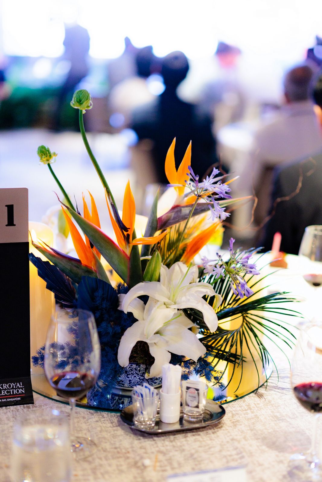 Stunning floral arrangements curated by the team at Fiore Dorato