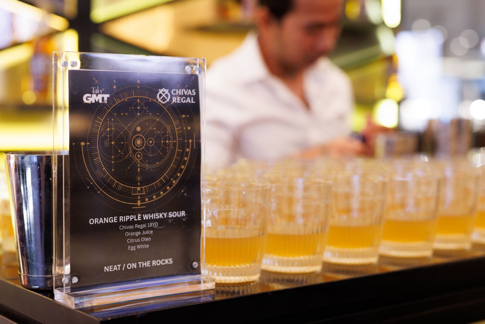 Orange Ripple Whisky Sour by Chivas Regal