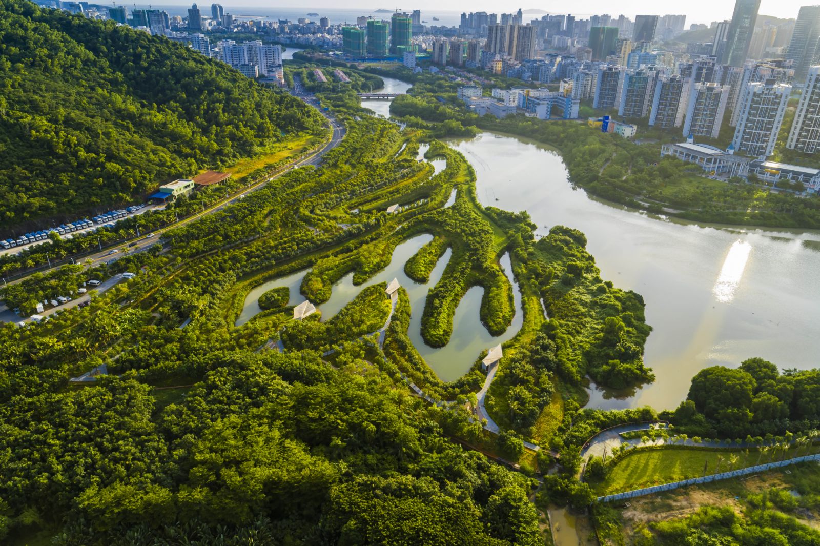 The Sanya Mangrove Park in Hainan