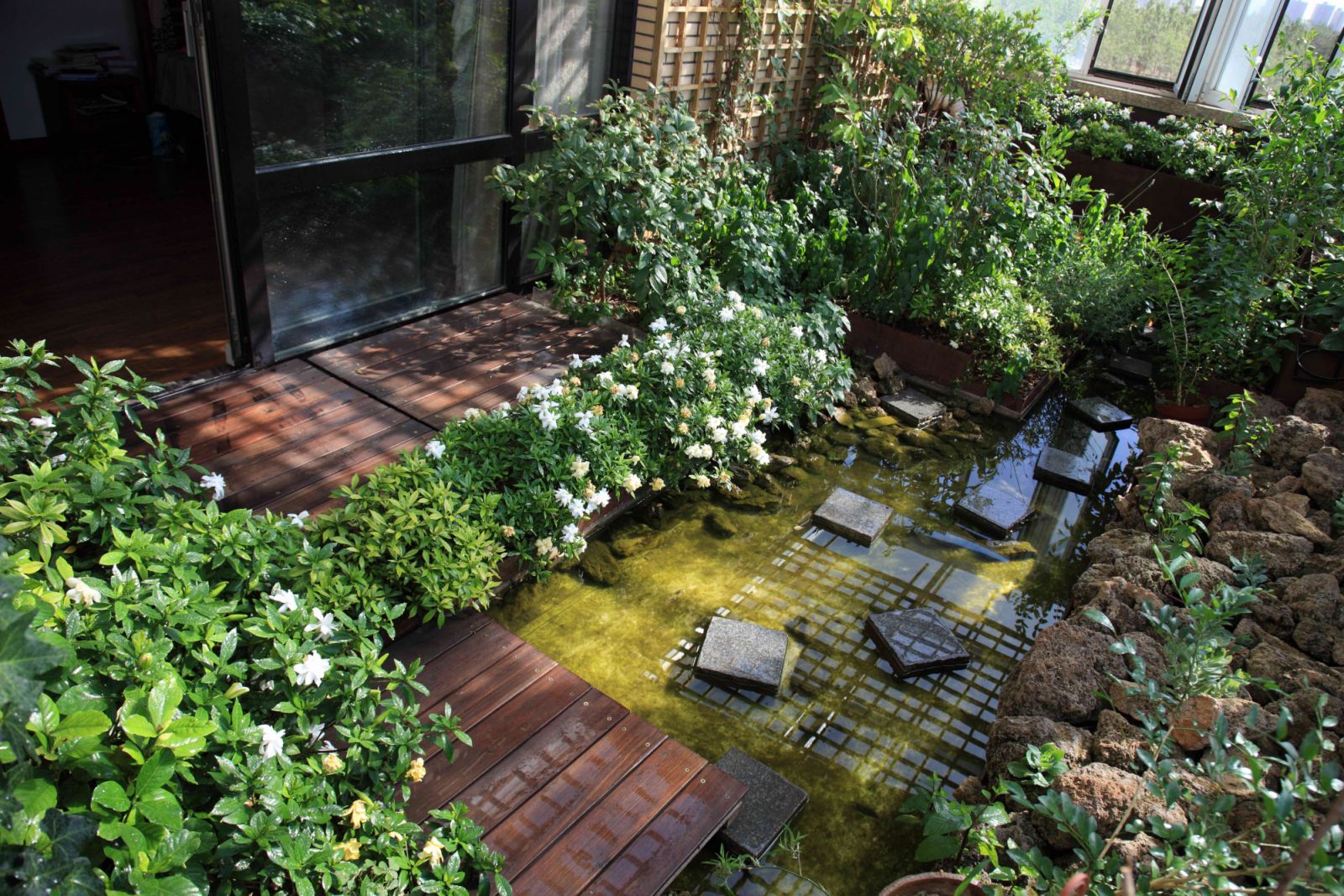 Yu's home has been designed to be self-sustaining