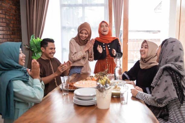 Family bonding over tea time