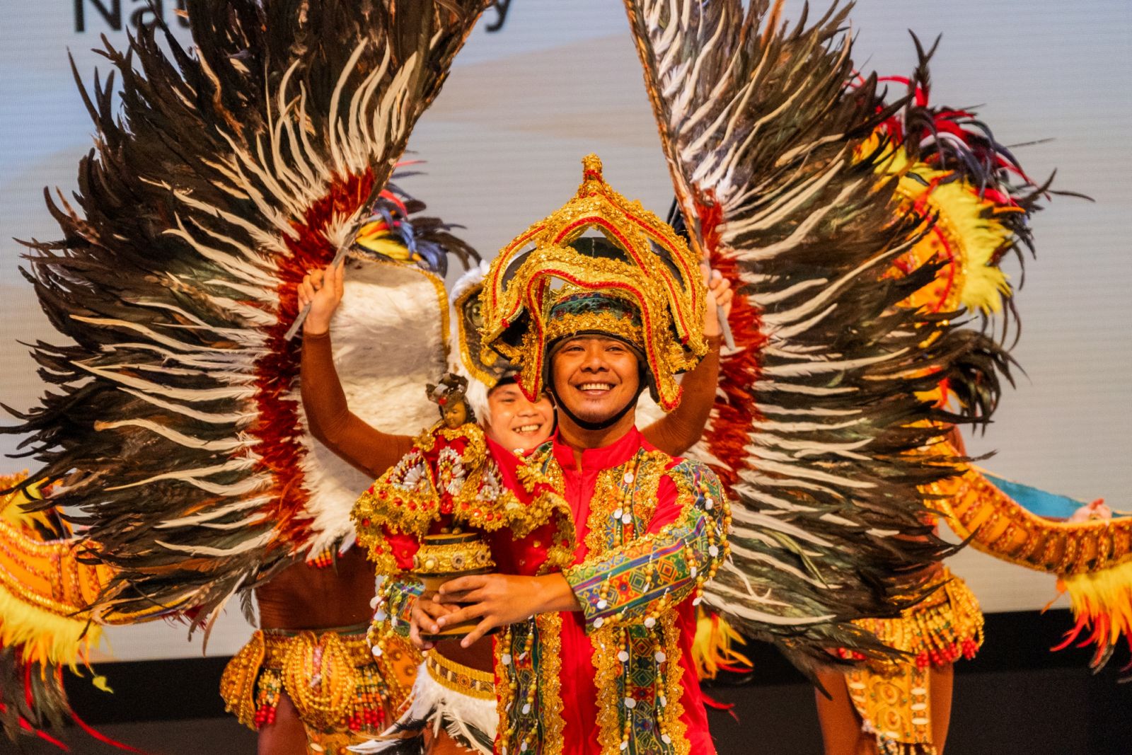 A central moment to both the Sinulog and Ati-atihan performances was the triumphant showcase of the image of the Santo Niño. For the past five decades, the Ramon Obusan Folkloric Group (ROFG) has documented and performed cultural expressions of over 50 ethnolinguistic groups in the country (Photo: Tourism Promotions Board Philippines)