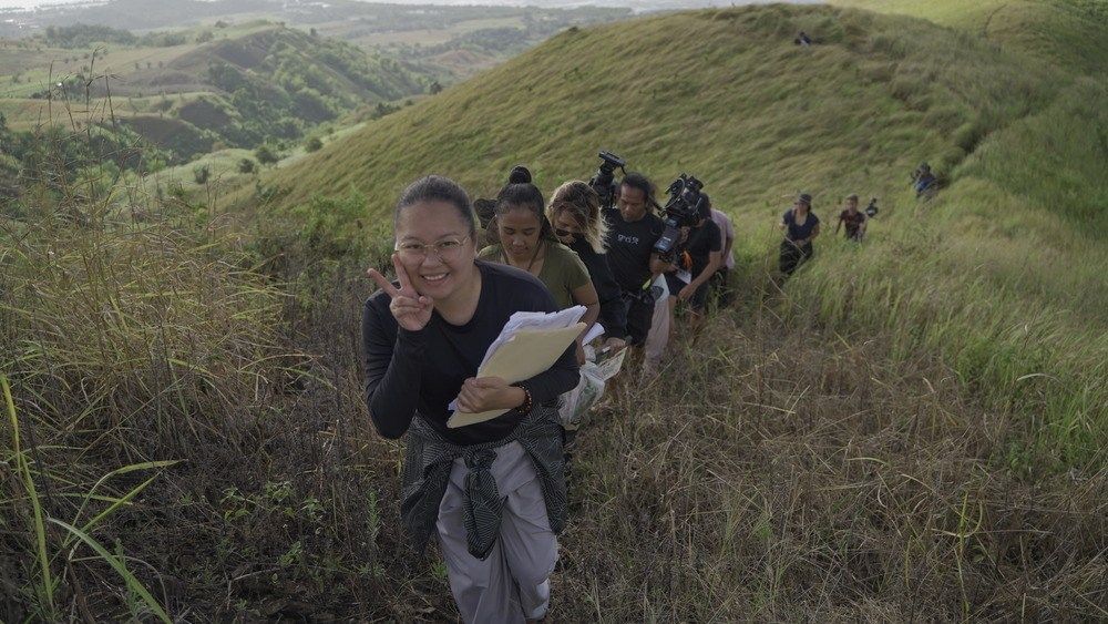 The terrain was among the biggest challenges the film crew faces while filming Tumandok (Photo: Cinemalaya)