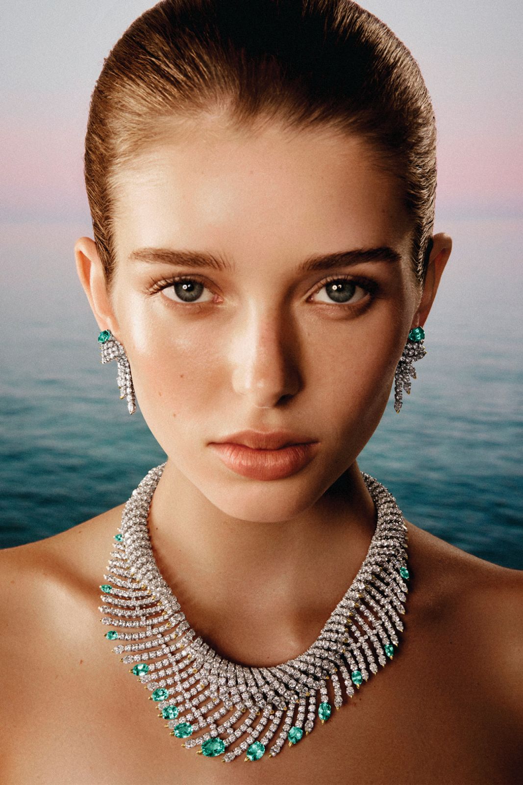 Tiffany & Co necklace and earrings from the Wave chapter of Blue Book 2025