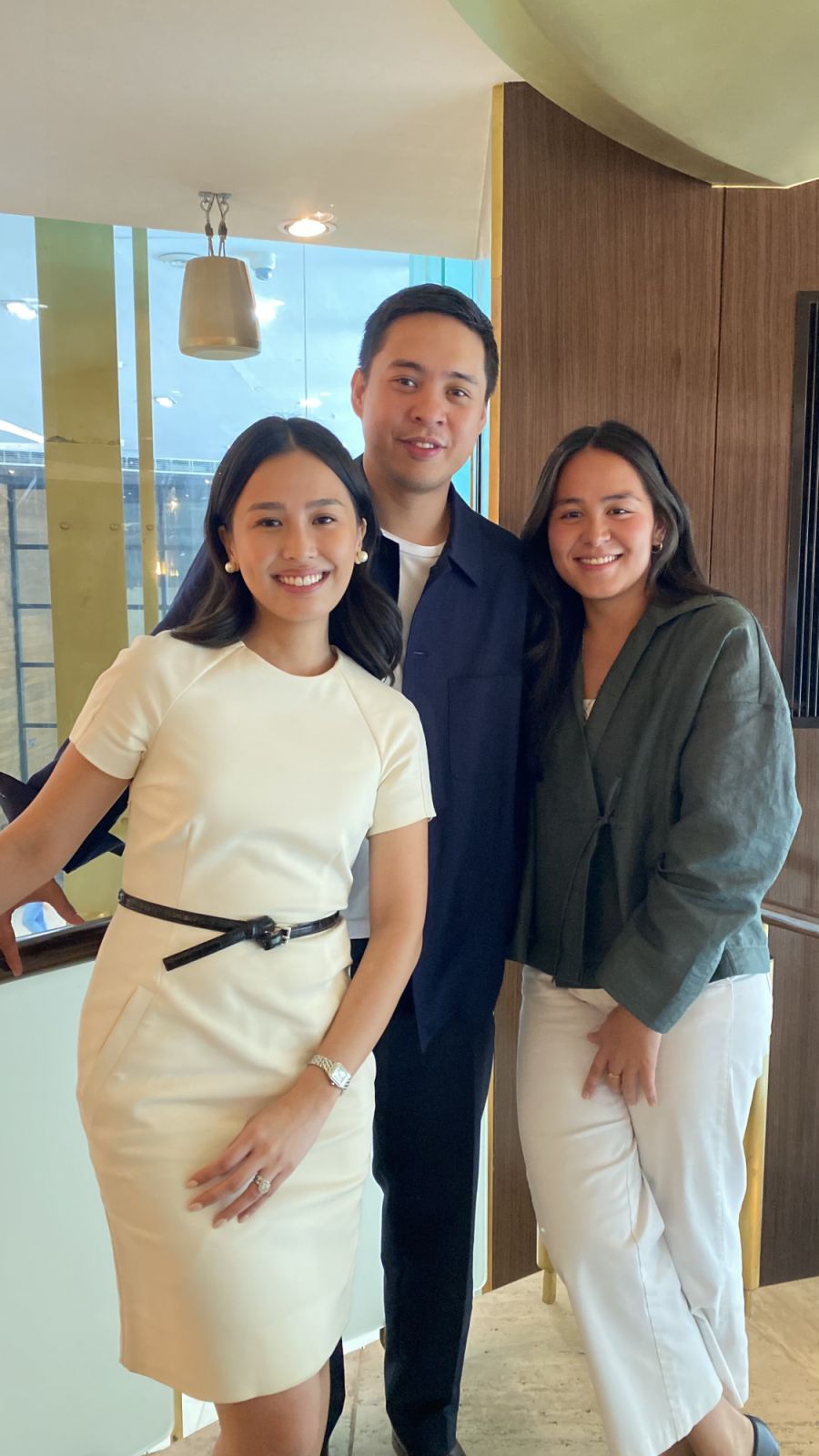 (L-R) Carmela Forés, Amado Forés, and Mercedes Forés (Photo: Jove Moya/Tatler Philippines)