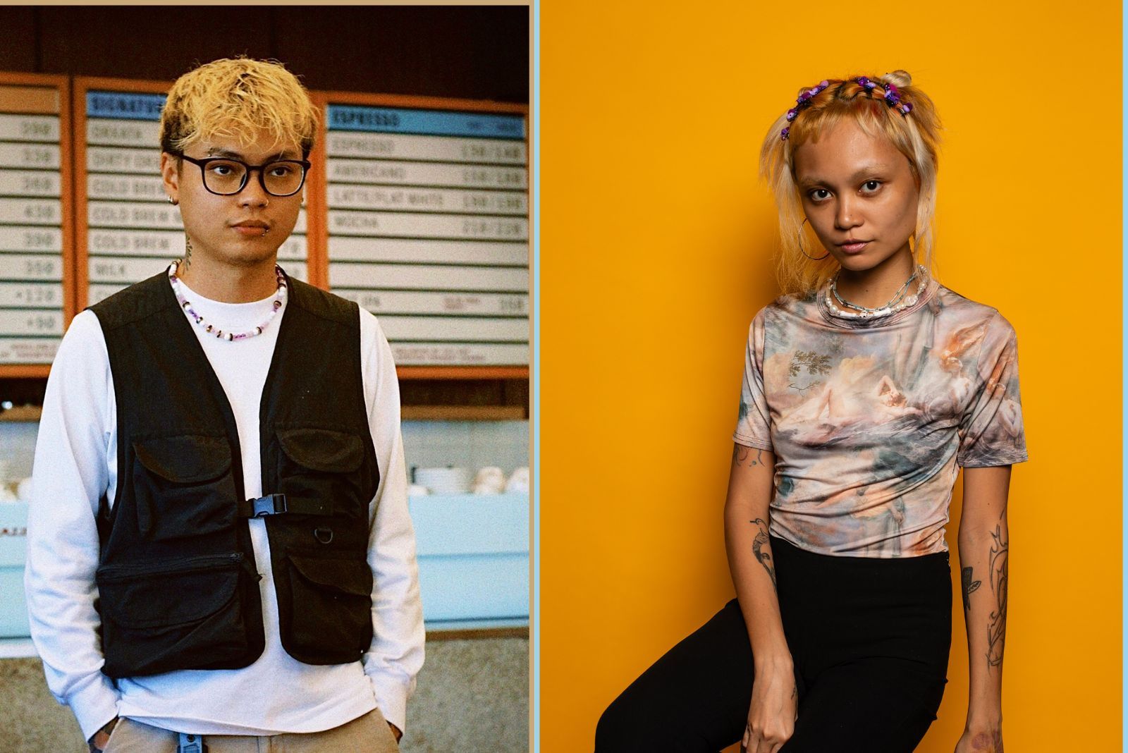 Siblings Moe Cabral (left) and Aly Cabral (right) won Best Music Score award at the prestigious 28th Tallinn Black Nights Film Festival (PÖFF) for Petersen Vargas' Some Nights I Feel Like Walking (Photo: Moe Cabral/ David Lawrence)
