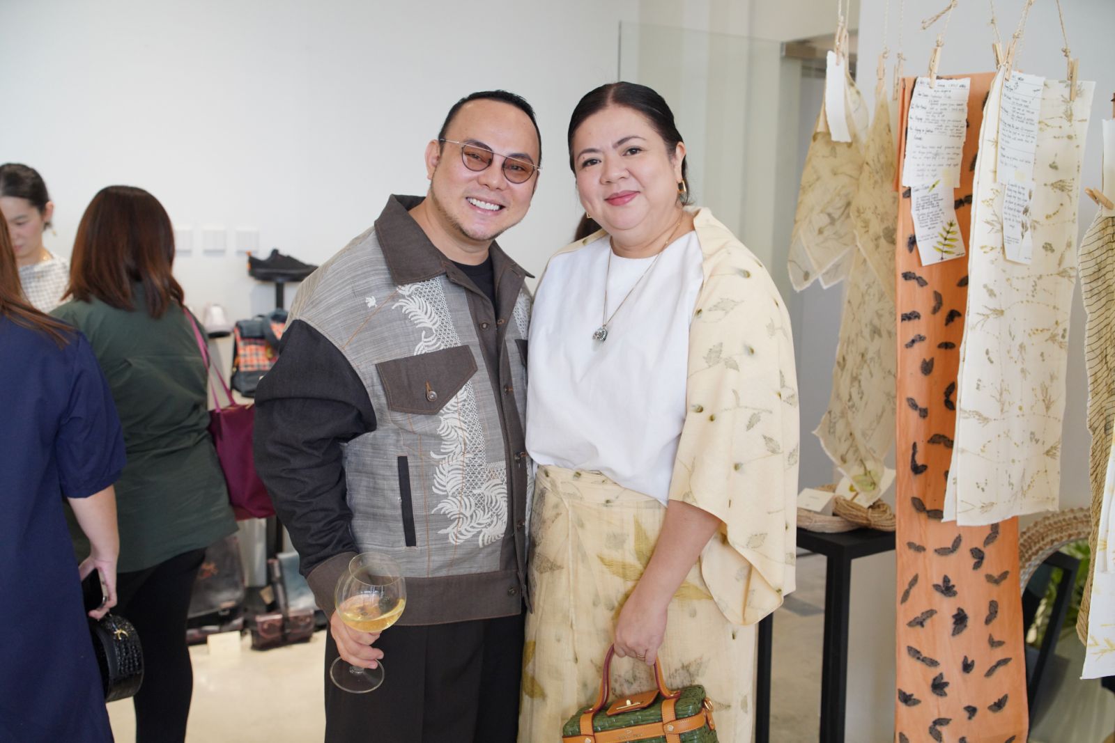 Fashion designers Jor-El Espina and Zarah Juan (Photo: courtesy of Before Deadlines)