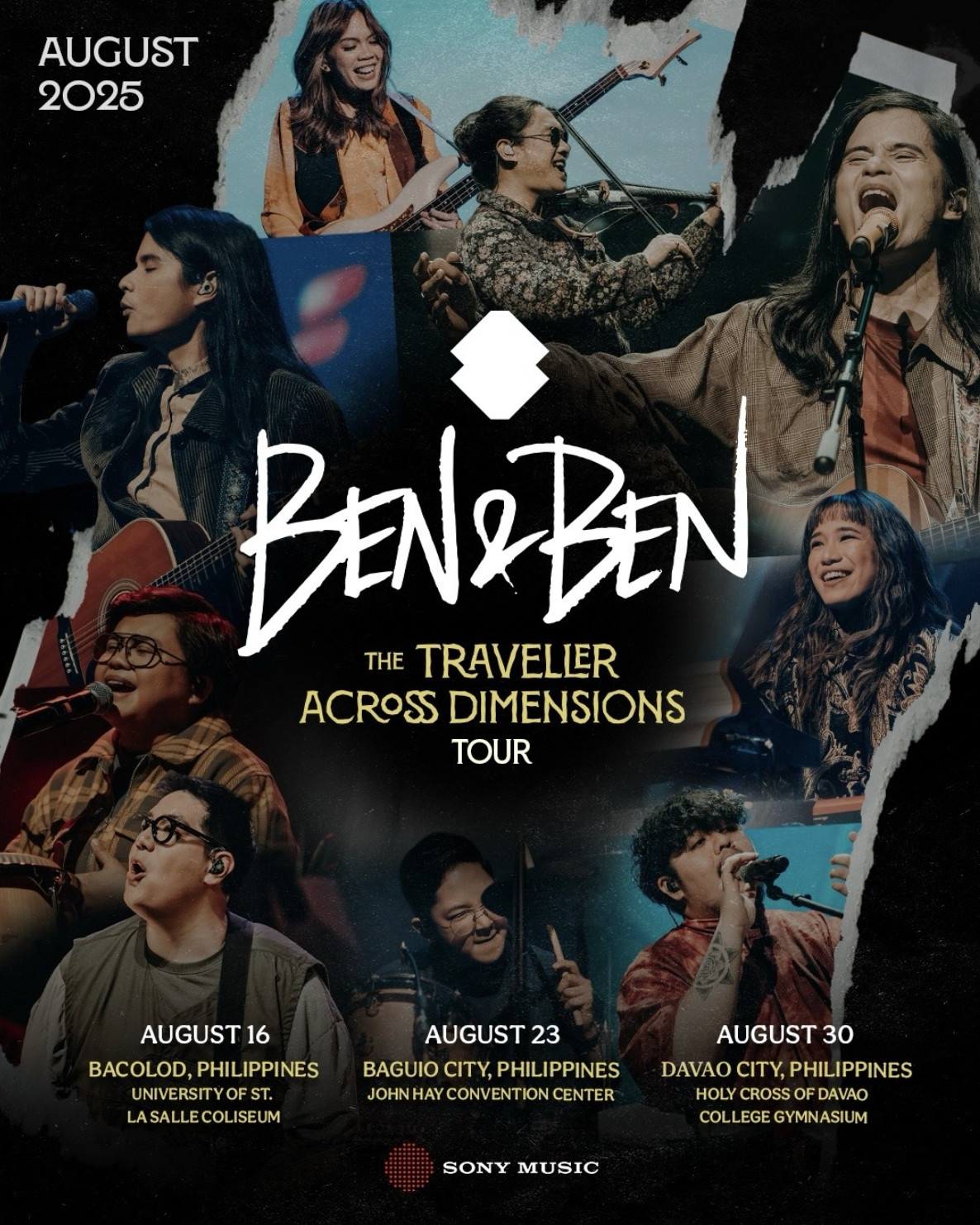 Ben&Ben’s ‘The Traveller Across Dimensions’ tour poster (Photo: courtesy of Sony Music Entertainment)