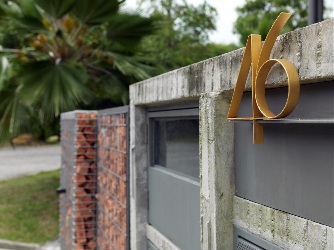 The street view of Three Roof House in Subang Jaya