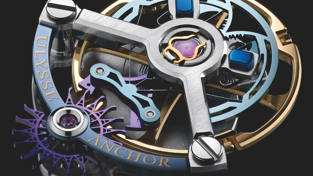 Ulysse Nardin’s UN-178 movement equipped with the Anchor escapement by Rolex