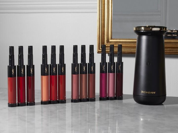 ‘Rouge Sur Mesure’, an AI-powered smart lip colour mixer (Photo: courtesy of YSL Beauty)