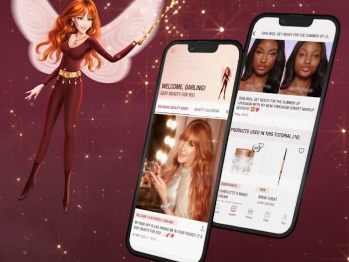 Charlotte Tilbury introduced the ‘Charlotte Tilbury: Easy Beauty For You’ mobile app (Photo: courtesy of Charlotte Tilbury)