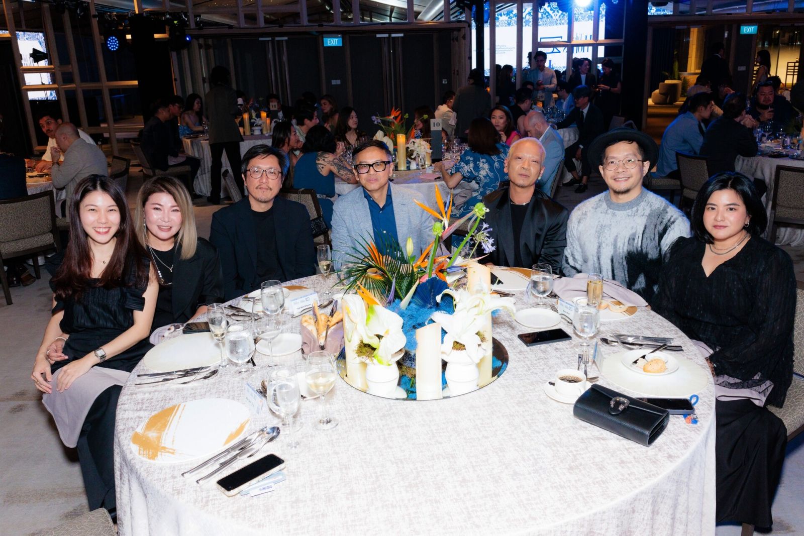 Wee Geck Ying, Apple Ten, Leslie Lim, Dennis Cheok, Mark Mah and Siti Nurfaizah