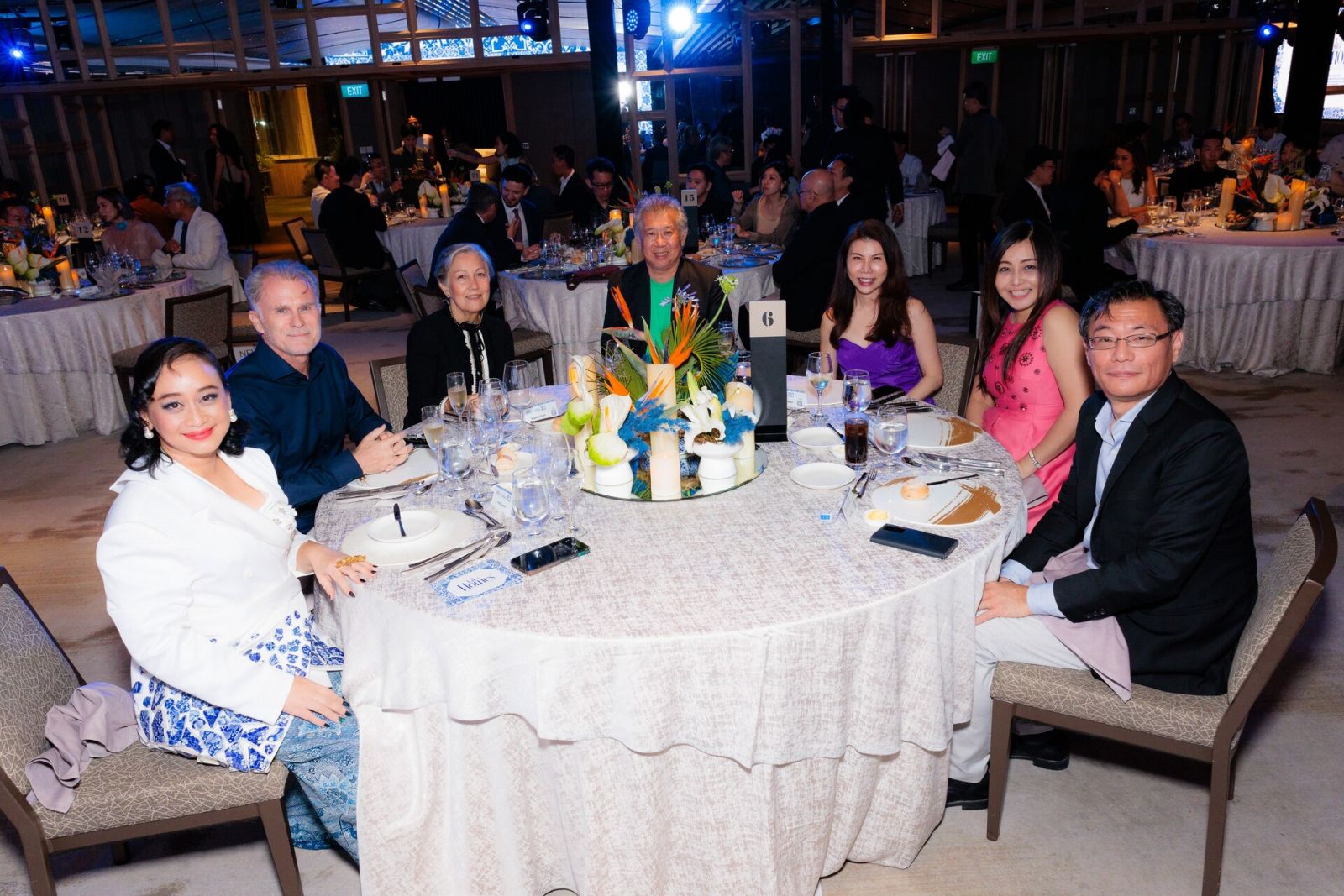 Asih Jenie, Mark Budden, Krystina Lyan, Rene Tan, Chuah Woei Woei, Angeline Yap and Bren Sek