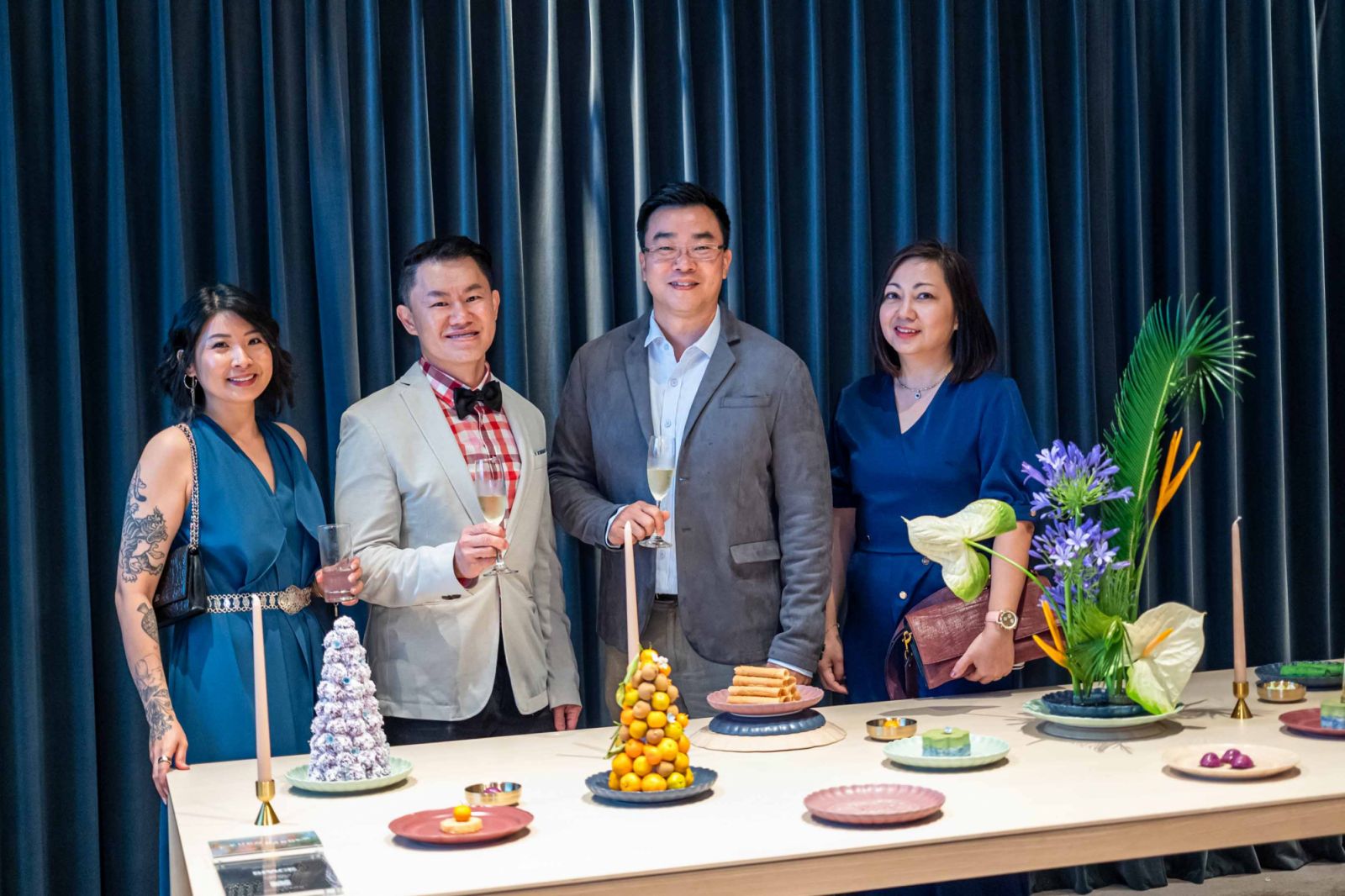 Georgina Yen Qin Lee, Jasen Chia, John Chan and Christine Sipin