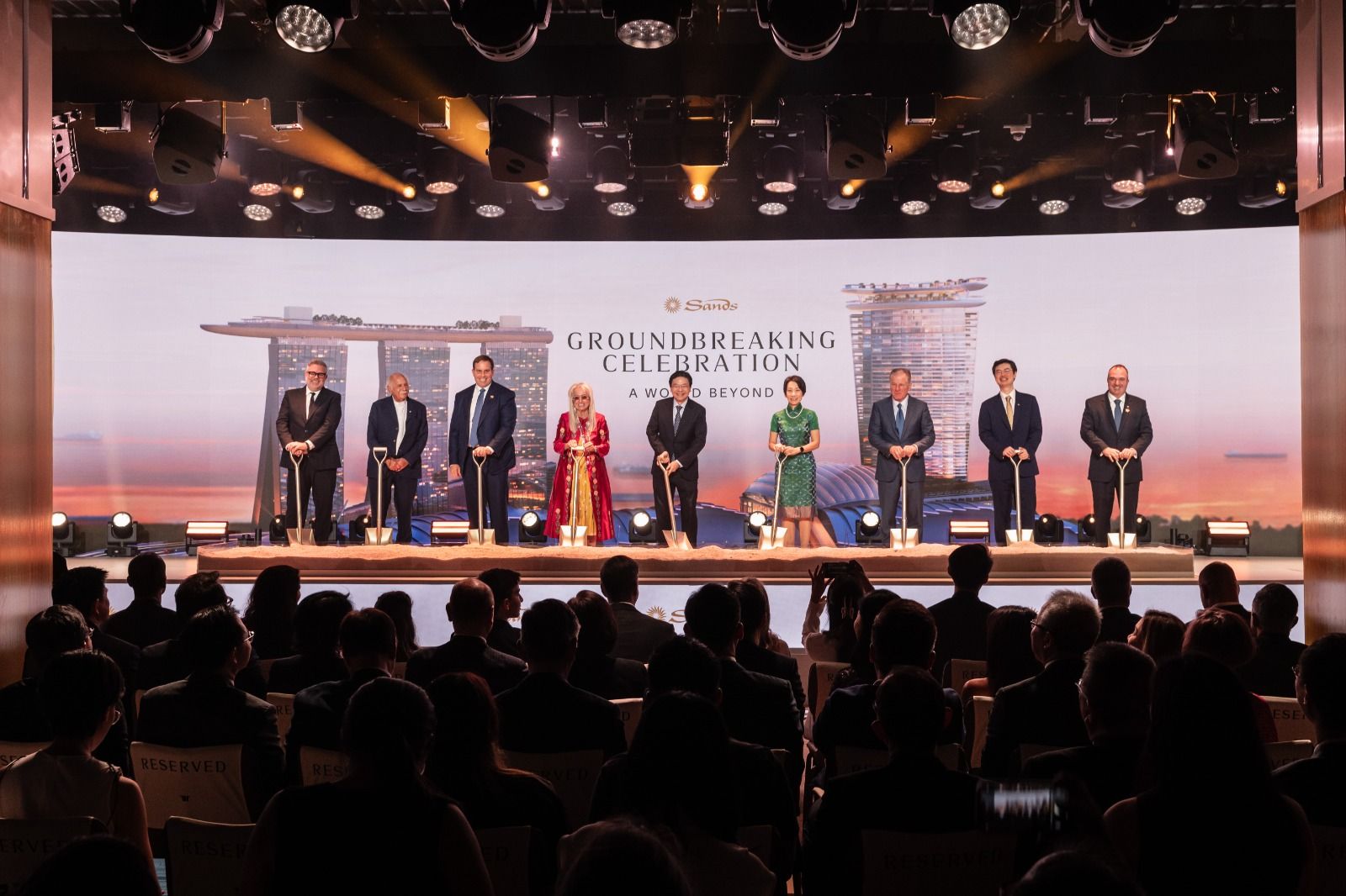 Las Vegas Sands new ultra-luxury development groundbreaking ceremony (Foto: Marina Bay Sands)